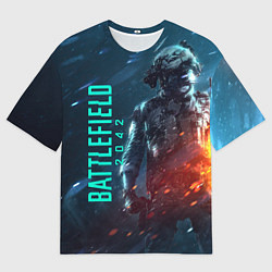 Футболка оверсайз мужская BATTLEFIELD 2042 SOLDIER WARS, цвет: 3D-принт