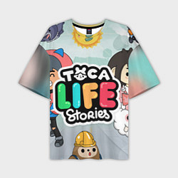 Мужская футболка оверсайз Toca Life: Stories