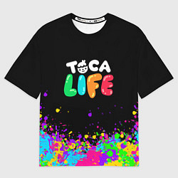 Футболка оверсайз мужская Toca Life, цвет: 3D-принт