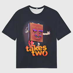 Мужская футболка оверсайз It Takes Two Док Хаким