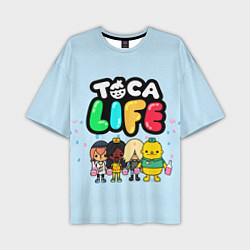 Мужская футболка оверсайз Toca Life: Logo