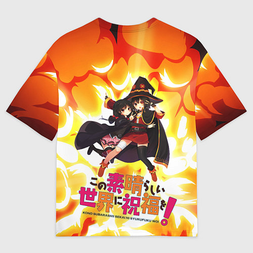 Мужская футболка оверсайз MeguminKonoSuba / 3D-принт – фото 2