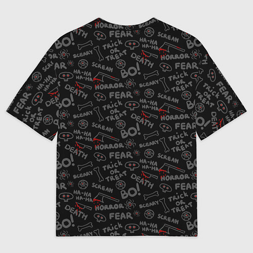 Мужская футболка оверсайз Sceary / 3D-принт – фото 2