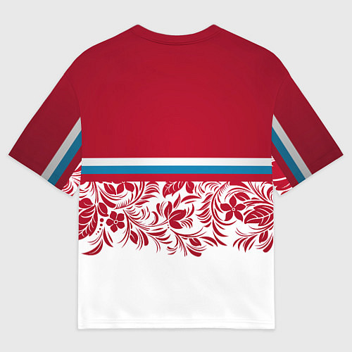 Мужская футболка оверсайз Российский герб / 3D-принт – фото 2