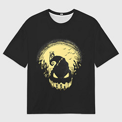 Мужская футболка оверсайз Кошмар Джека The Nightmare before Christmas