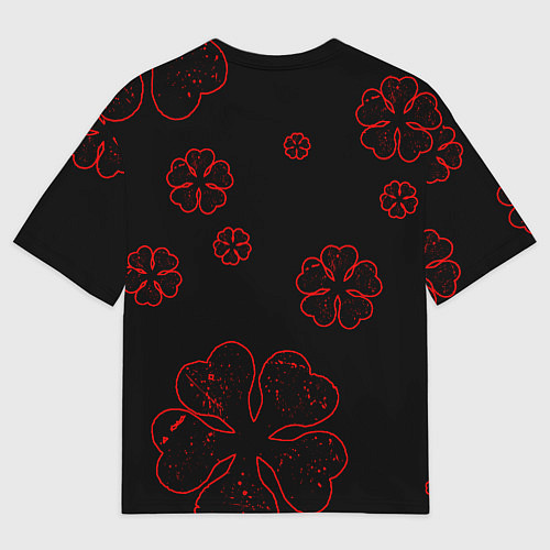 Мужская футболка оверсайз Чёрный клевер: Black clover / 3D-принт – фото 2
