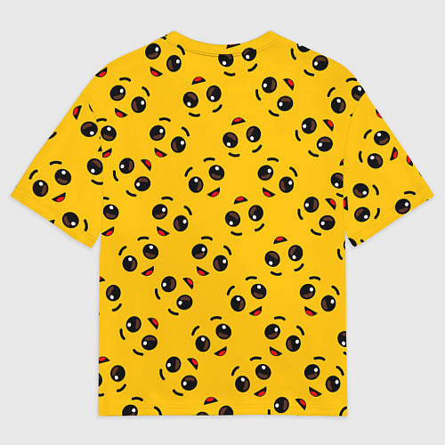 Мужская футболка оверсайз FORTNITE BANANA FACE PATTERN ФОРТНАЙТ ЛИЦО БАНАНА / 3D-принт – фото 2