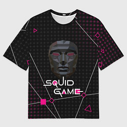 Мужская футболка оверсайз КТО ВЕДУЩИЙ ИГРА В КАЛЬМАРА