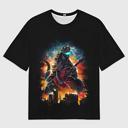 Мужская футболка оверсайз РОКЗИЛЛА