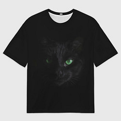 Футболка оверсайз мужская Хочу быть кошкой, цвет: 3D-принт