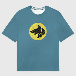 Мужская футболка оверсайз Космические Волки цвет легиона 6