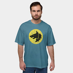 Футболка оверсайз мужская Космические Волки цвет легиона 6, цвет: 3D-принт — фото 2