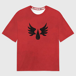 Футболка оверсайз мужская Кровавые ангелы цвет легиона 9, цвет: 3D-принт