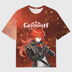 Футболка оверсайз мужская ДИЛЮК ИЗ МОНДШТАДТА, цвет: 3D-принт