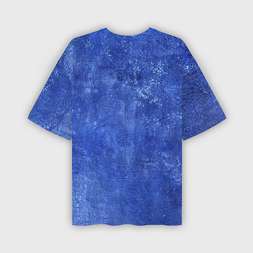 Мужская футболка оверсайз Ночная синева / 3D-принт – фото 2