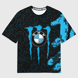 Футболка оверсайз мужская MONSTER BMW MONSTER ENERGY, цвет: 3D-принт