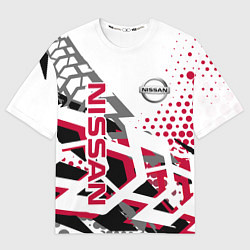 Футболка оверсайз мужская Nissan Ниссан, цвет: 3D-принт