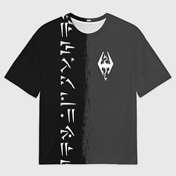 Футболка оверсайз мужская THE ELDER SCROLLS SKYRIM FUS RO DAH, цвет: 3D-принт