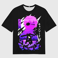 Футболка оверсайз мужская Chainsaw Man: Человек-бензопила, цвет: 3D-принт