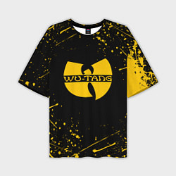 Мужская футболка оверсайз WU-TANG CLAN БРЫЗГИ КРАСОК