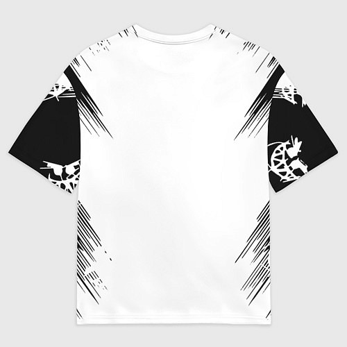 Мужская футболка оверсайз PYROKINESIS / 3D-принт – фото 2