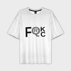 Мужская футболка оверсайз FQRck - Локдаун