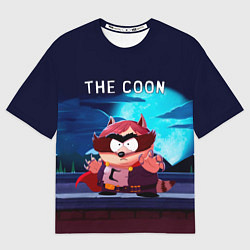 Футболка оверсайз мужская The Coon - Енот Южный Парк, цвет: 3D-принт