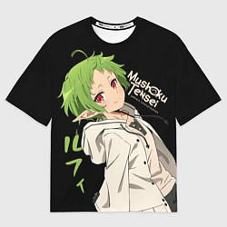 Мужская футболка оверсайз Реинкарнация безработного - Сильфи