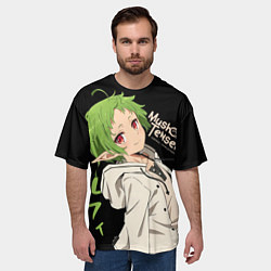 Футболка оверсайз мужская Реинкарнация безработного - Сильфи, цвет: 3D-принт — фото 2