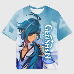 Мужская футболка оверсайз Геншин импакт: Кэйа