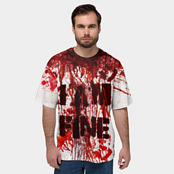 Футболка оверсайз мужская I АM FINE, цвет: 3D-принт — фото 2