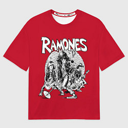 Мужская футболка оверсайз BW Ramones