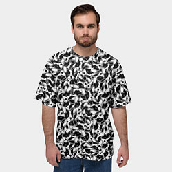 Футболка оверсайз мужская Щенки Французского Бульдога, цвет: 3D-принт — фото 2