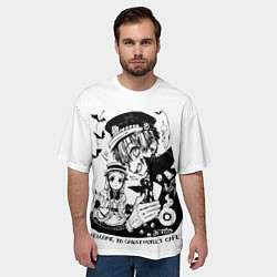 Футболка оверсайз мужская Туалетный мальчик Ханако Кун и девочка, цвет: 3D-принт — фото 2