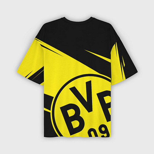 Мужская футболка оверсайз BORUSSIA BVB 09 LOGO / 3D-принт – фото 2