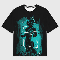 Мужская футболка оверсайз Ultra Goku, Гоку