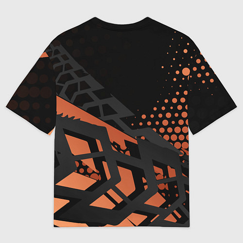 Мужская футболка оверсайз Infiniti Инфинити / 3D-принт – фото 2