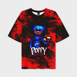 Мужская футболка оверсайз Poppy Playtime: Bloodrage
