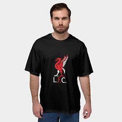 Футболка оверсайз мужская Leverpool YNWA, цвет: 3D-принт — фото 2