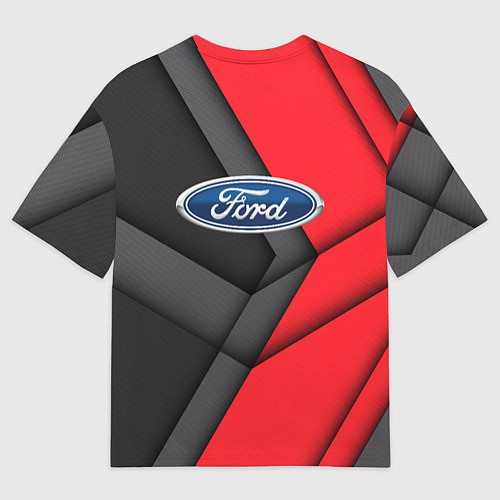 Мужская футболка оверсайз ST FORD спина / 3D-принт – фото 2