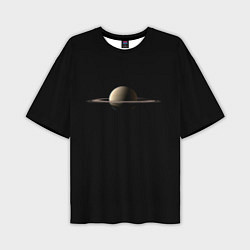 Мужская футболка оверсайз Красавец Сатурн