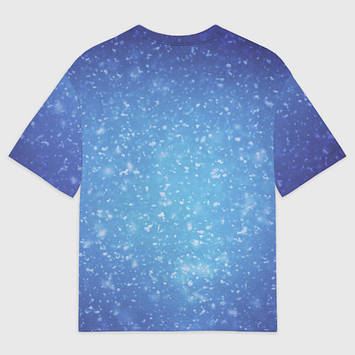 Мужская футболка оверсайз BAD SANTA ПЛОХОЙ САНТА / 3D-принт – фото 2