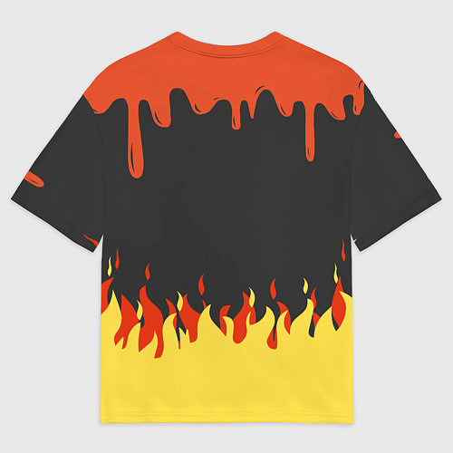 Мужская футболка оверсайз Serious Sam Tormental 2D / 3D-принт – фото 2