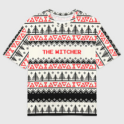 Мужская футболка оверсайз Свитер The Witcher