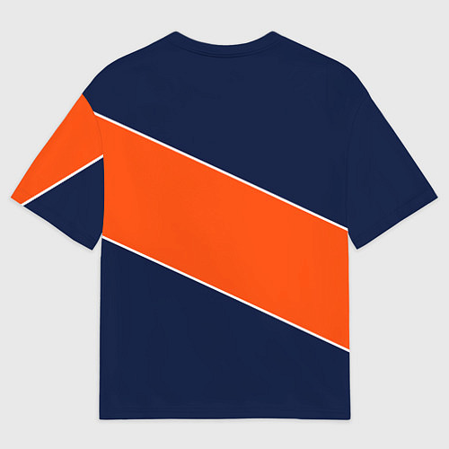 Мужская футболка оверсайз Эдмонтон Ойлерз Edmonton Oilers NHL / 3D-принт – фото 2
