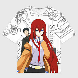 Мужская футболка оверсайз Врата Штейна SteinsGate