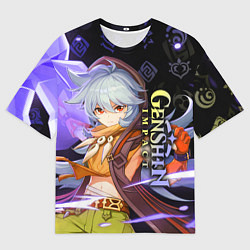 Мужская футболка оверсайз Рейзор - Геншин Импакт