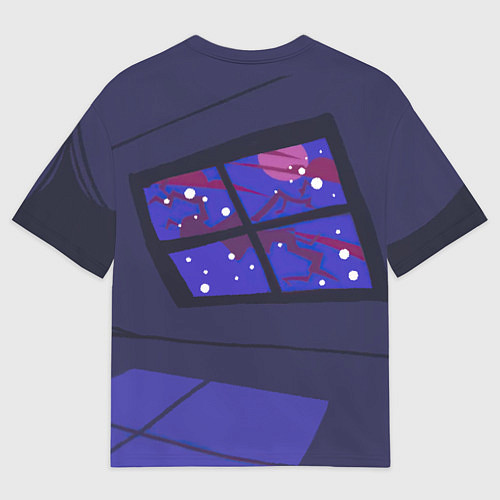 Мужская футболка оверсайз Новогодний Пико / 3D-принт – фото 2