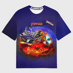 Футболка оверсайз мужская Painkiller - Judas Priest, цвет: 3D-принт