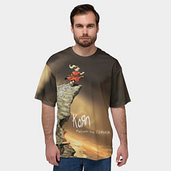 Футболка оверсайз мужская Follow the Leader - Korn, цвет: 3D-принт — фото 2